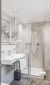 Koupelna v ubytování Garni Ötztal ROOMS & APARTS