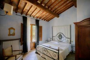 Giường trong phòng chung tại Villa Loghino