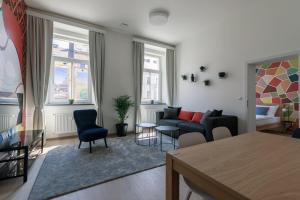 Posezení v ubytování Avantgarde apartments