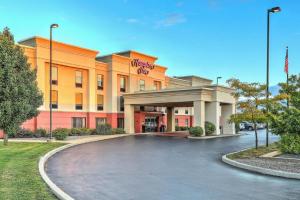 a rendering of the front of a hotel at Hampton Inn Batavia in Batavia