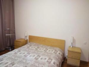 En eller flere senger på et rom på Apartments Česká