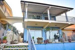 A balcony or terrace at residence scala dei turchi