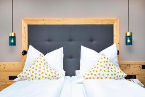 Voodi või voodid majutusasutuse Hotel Forellenhof toas
