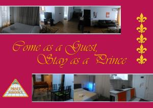 a picture of a living room and a dining room at Prince Residence Apartments in Bucharest