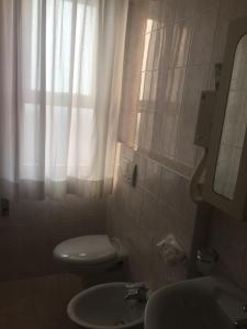 Koupelna v ubytování Hotel Margherita