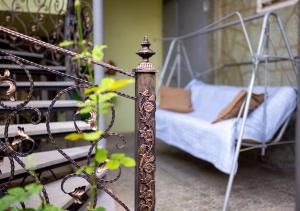 Postel nebo postele na pokoji v ubytování Tsera House