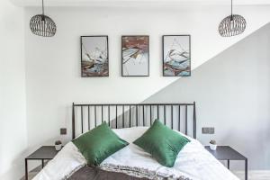 Voodi või voodid majutusasutuse Xiamen Guiran Hostel toas