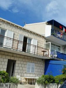 Balkón alebo terasa v ubytovaní Vukotić Beach house
