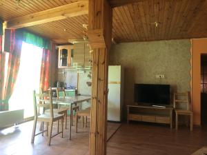 Kuchyň nebo kuchyňský kout v ubytování Guest House Eco home