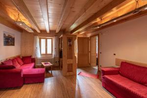Posezení v ubytování Albergo Diffuso Dolomiti