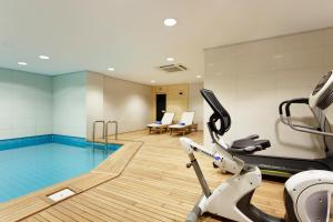 Fitness centrum a/nebo fitness zařízení v ubytování Spa Hotel Colossae Thermal