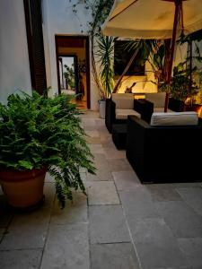 Zahrada ubytování B&B Corti Carmela