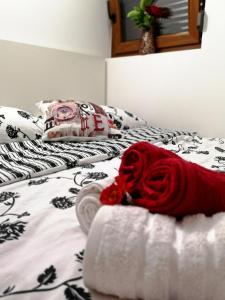 Postel nebo postele na pokoji v ubytování Kuća za odmor Pri Brozu