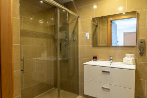 Koupelna v ubytování Apartaments Delfin