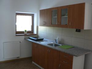 Una cocina o zona de cocina en Penzion Pohůrka