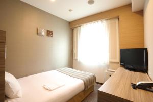 TV a/nebo společenská místnost v ubytování Smile Hotel Kawaguchi