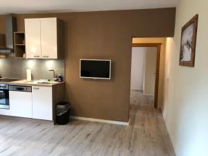 Kuchnia lub aneks kuchenny w obiekcie Haus Bergsicht Lofer