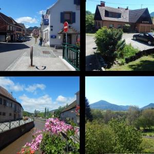 VilléにあるGite à Villéの山の集合
