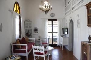 Posezení v ubytování Villa Mantalena