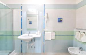 Koupelna v ubytování B&B La Gioia