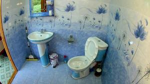 Koupelna v ubytování Guesthouse Kamelia