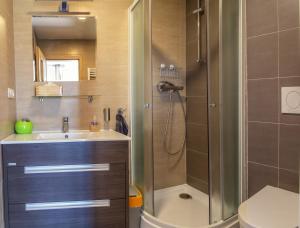 Koupelna v ubytování Apartmán Hejč