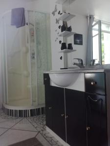 Koupelna v ubytování agnës
