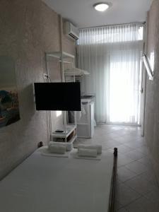 TV a/nebo společenská místnost v ubytování Artemis Studios & Apartments