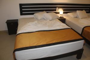 Postel nebo postele na pokoji v ubytování Hotel Senora