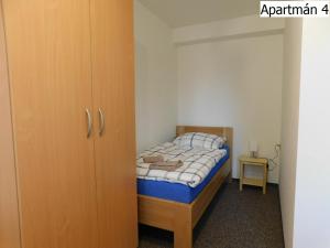 Posteľ alebo postele v izbe v ubytovaní Apartmány Horní Planá