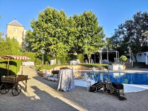 The swimming pool at or close to Los Bronces