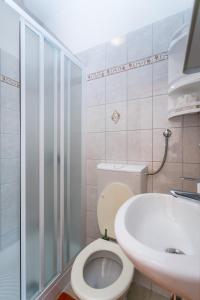 Koupelna v ubytování Holiday House Snjezana