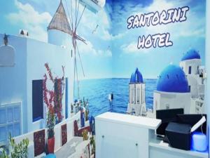 a rendering of a santorini hotel with the ocean at Santorini Hotel Melaka in Melaka