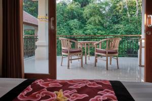Balkón nebo terasa v ubytování Gek House Ubud Bali