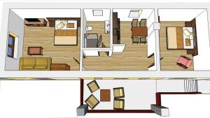 Plán poschodí v ubytovaní Apartmány Best I. Bešeňová
