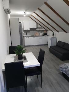 Kuchyň nebo kuchyňský kout v ubytování Studio Apartmani Patricia