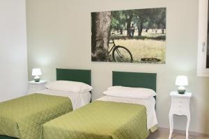 Postel nebo postele na pokoji v ubytování Il Matino