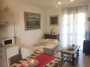 TV a/nebo společenská místnost v ubytování Il Rifugio di Leonardo