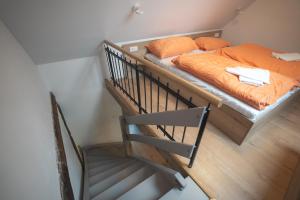 Posteľ alebo postele v izbe v ubytovaní Apartmány Jurica Boží Dar 88