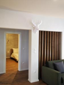 A bed or beds in a room at Fort D-Val luxurious apartment