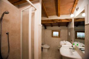 Um banheiro em Agriturismo Podere Olivello in Val d'Orcia