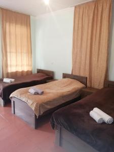 Letto o letti in una camera di Jeiran Japaridze's Guesthouse