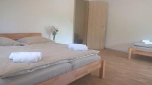Posteľ alebo postele v izbe v ubytovaní Apartmán Nad terasou