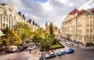 Výhľad na mesto Praha alebo výhľad na mesto priamo z apartmánu