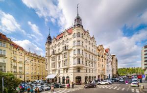 Výhľad na mesto Praha alebo výhľad na mesto priamo z apartmánu