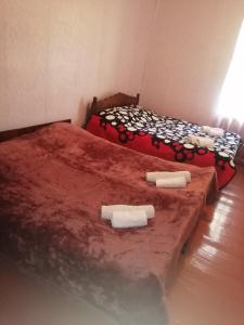 Letto o letti in una camera di Jeiran Japaridze's Guesthouse