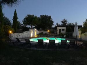 Πισίνα στο ή κοντά στο gîte 10 pers - Rimbes Casteljaloux +11 φωτογραφίες