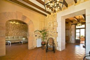 Lobbyn eller receptionsområdet på Villa Can Bassa Muro