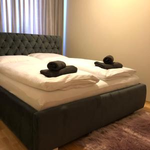 Postel nebo postele na pokoji v ubytování Apartament Beauty