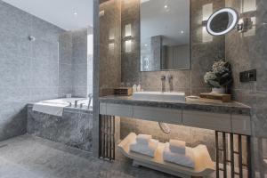Vannituba majutusasutuses Chongqing Liyuan Hotel